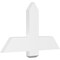 Ekena Millwork Eugene Architectural Grade PVC Gable Bracket, 36"W x 21"H x 2"D x 6"F, 14/12 Pitch GBP036X21X0206EUG00 - alternate 1